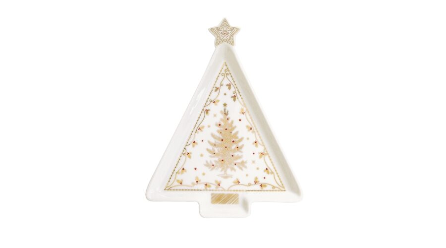 R2S.1325CHLI Porcelán fenyőtálca 21x16cm