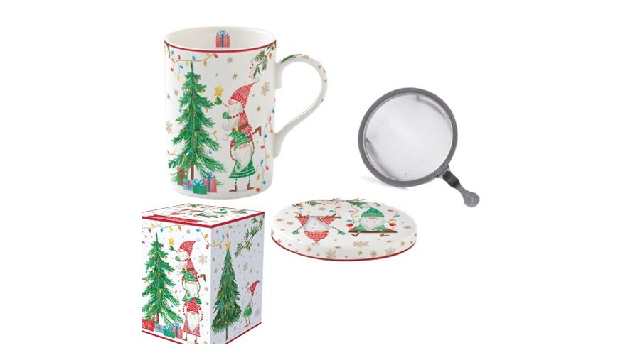 R2S.105READ Porcelán szűrősbögre tetővel