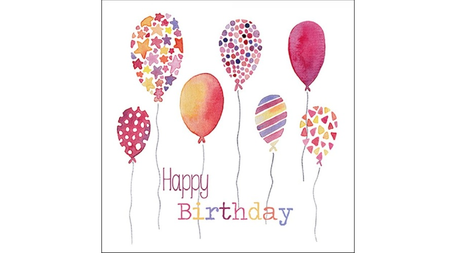 AMB.13316295 Birthday Balloons papírszalvéta 33x33cm