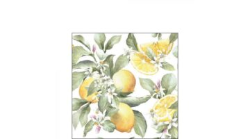 AMB.12516065 Limoni papírszalvéta 25x25cm