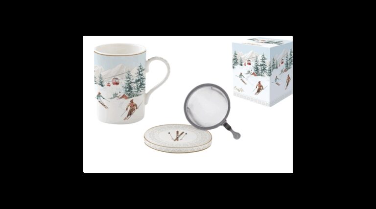 R2S.105CHAL Porcelán szűrősbögre tetővel