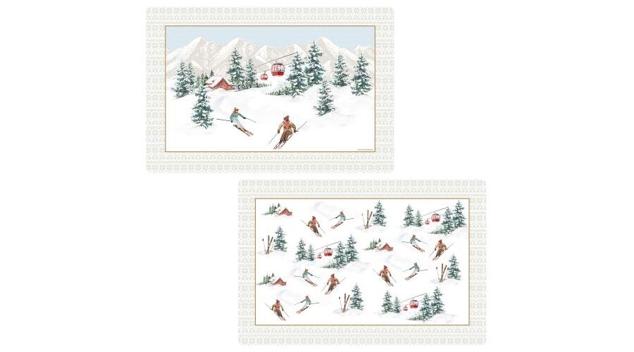 R2S.320CHAL Műanyag tányéralátét kétoldalas 45x30cm