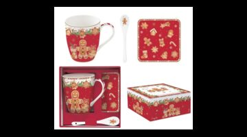 R2S.1045FANG Porcelánbögre 350ml porcelánkanállal