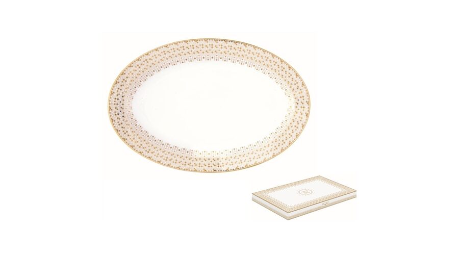 R2S.1116FESV Porcelán ováltálca 35x23