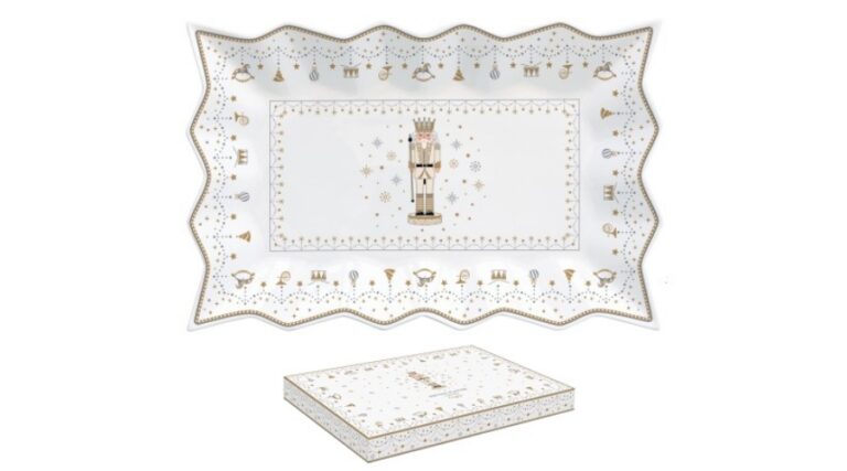 R2S.1004RNUT Porcelántálca 35x23cm