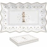 R2S.1004RNUT Porcelántálca 35x23cm