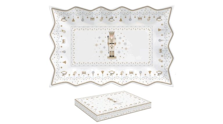 R2S.1004RNUT Porcelántálca 35x23cm