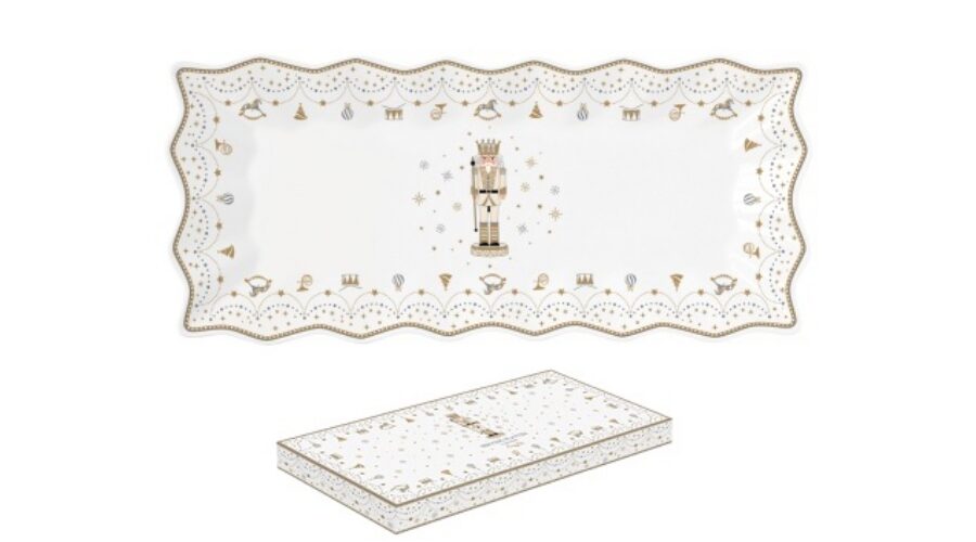 R2S.1242RNUT Porcelántálca 40x18cm