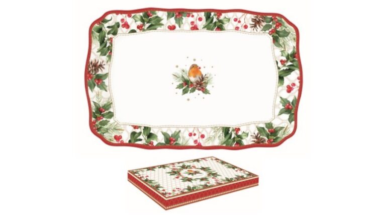 R2S.1483CHBE Porcelántálca 35x23cm