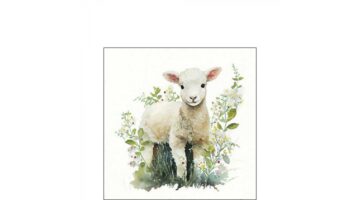 AMB.12518580 Lamb papírszalvéta 25x25cm