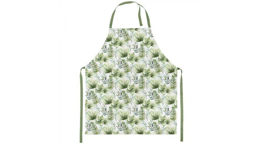 AMB.16718215 Jungle leaves white kötény 70x85cm