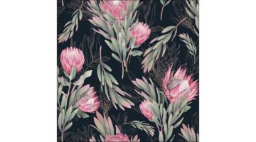 AMB.13318197 Protea black papírszalvéta 33x33cm