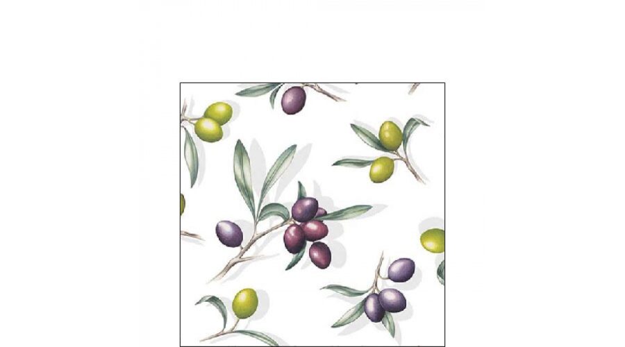 AMB.12518185 Delicious olives papírszalvéta 25x25cm