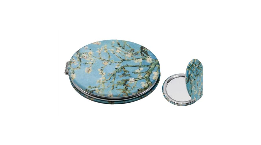 FRI.12267 Textilbevonatú zsebtükör 7cm