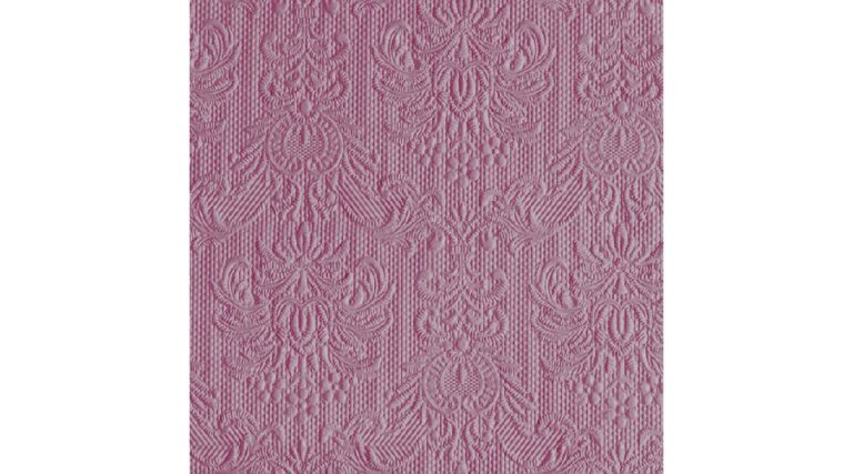 AMB.13307034 Elegance Pale Rose dombornyomott papírszalvéta 33x33cm