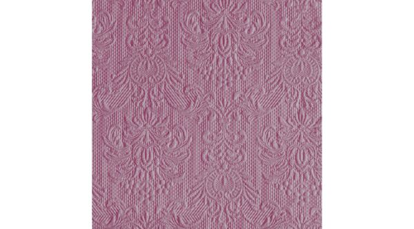 AMB.13307034 Elegance Pale Rose dombornyomott papírszalvéta 33x33cm