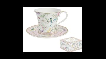 R2S.1785BIME Porcelán reggelizőcsésze+alj 350ml