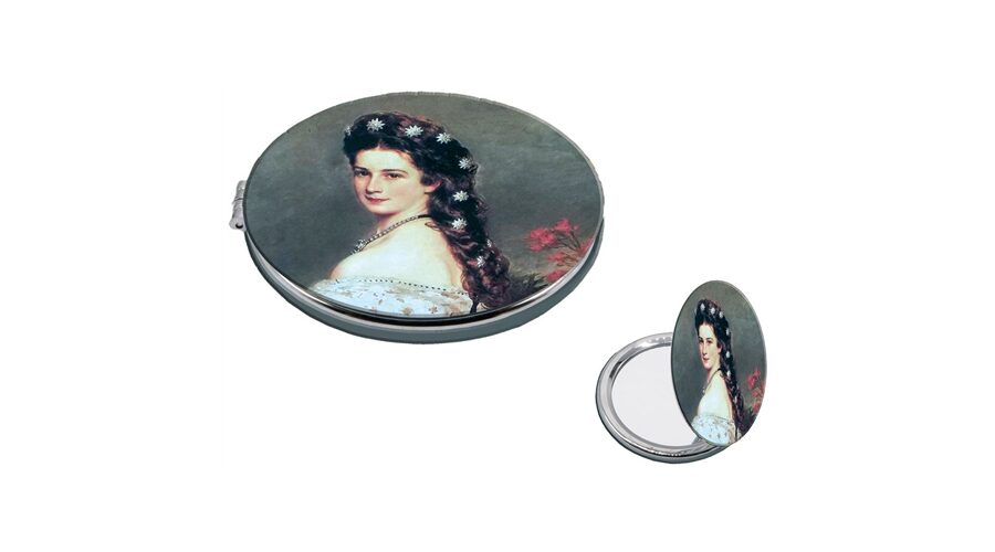 FRI.12294 Textilbevonatú zsebtükör 7cm