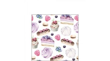 AMB.12517295 Pastries papírszalvéta 25x25cm