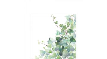 AMB.12517025 Hedera White papírszalvéta 25x25cm
