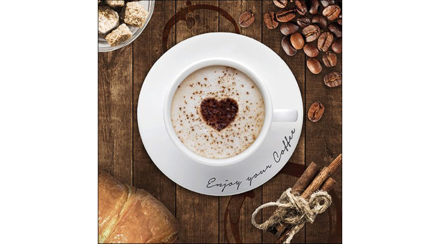AMB.13317340 Coffee Time papírszalvéta 33x33cm