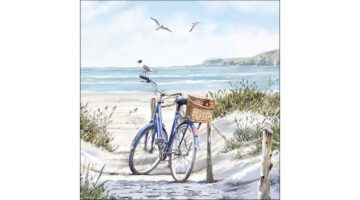 AMB.13317380 Bike at the Beach papírszalvéta 33x33cm