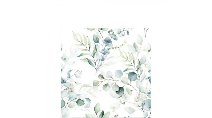 AMB.12517165 Eucalyptus All Over papírszalvéta 25x25cm
