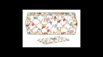 R2S.1109GADR Porcelántálca 35x15cm dobozban