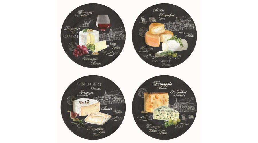 R2S.463WOCH Porcelán desszerttányérszett 4db-os