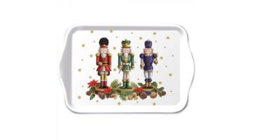 AMB.33718090 Bearded nutcracker műanyag kistálca 13x21cm
