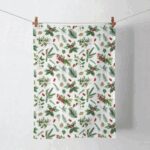 AMB.37816495 Winter greenery white konyharuha 50x70cm