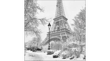 AMB.33317930 Winter in Paris papírszalvéta 33x33cm