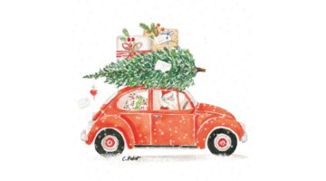 PPD.C333002368 Christmas delivery papírszalvéta 33x33cm