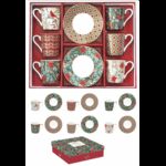 R2S.126CJOY Porcelán eszpresszócsésze+alj 6 személyes