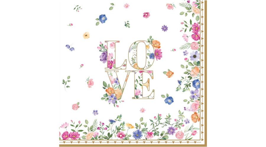 R2S.414MAMO Papírszalvéta 33x33cm