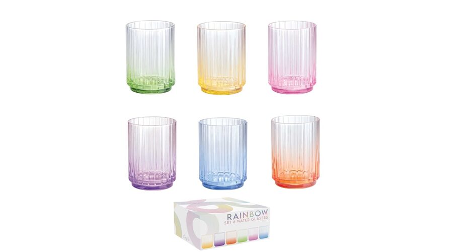 R2S.4008RAIB Üveg vizespohárszett 6 db-os