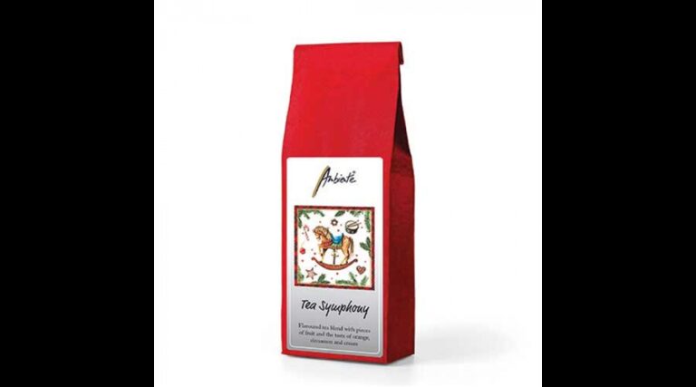 AMB.34520040 Classic rocking horse white gyümölcstea (alma