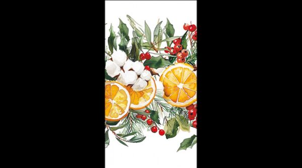 AMB.31119935 Winter Oranges papírszalvéta 33x40cm