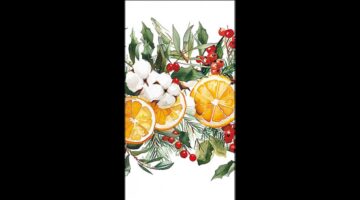 AMB.31119935 Winter Oranges papírszalvéta 33x40cm