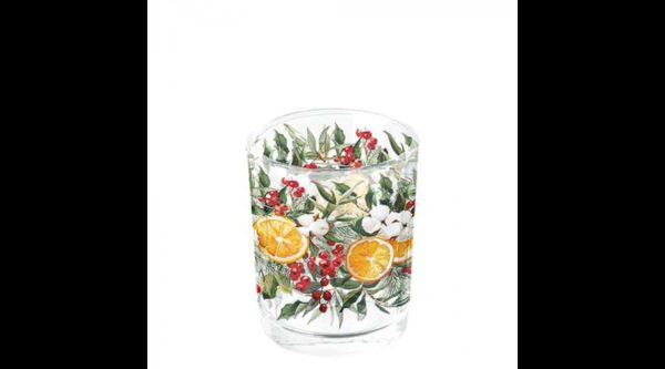 AMB.37319935 Winter Oranges üveg mécsestartó 5