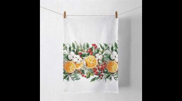 AMB.37819935 Winter Oranges konyharuha 50x70cm