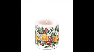AMB.39219935 Winter Oranges átvilágítós gyertya 8x7