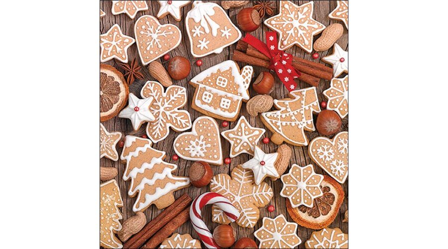 AMB.33319960 Flavoured cookies papírszalvéta 33x33cm