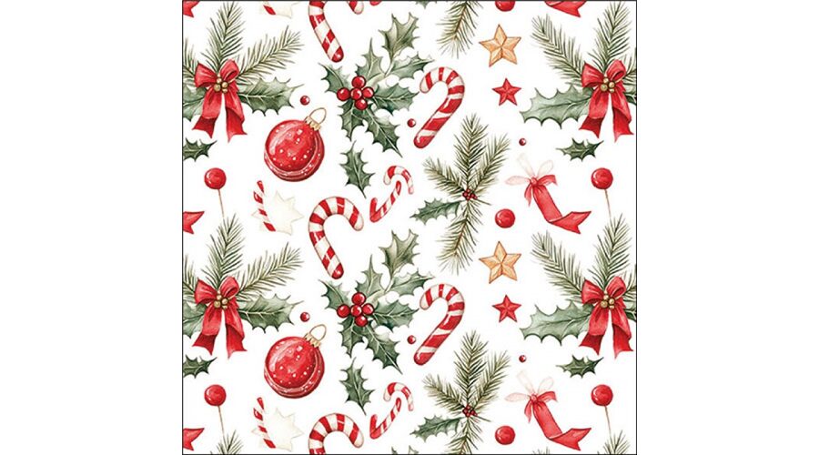AMB.33320290 Christmas Elements papírszalvéta 33x33cm