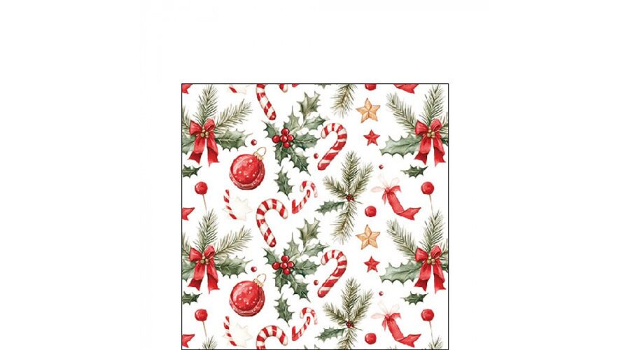 AMB.32520290 Christmas Elements papírszalvéta 25x25cm