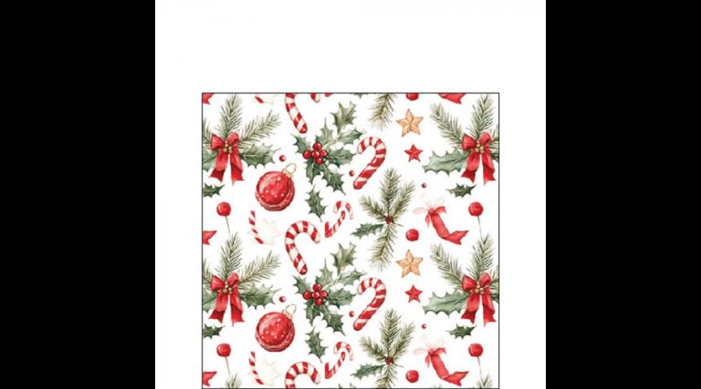 AMB.32520290 Christmas Elements papírszalvéta 25x25cm