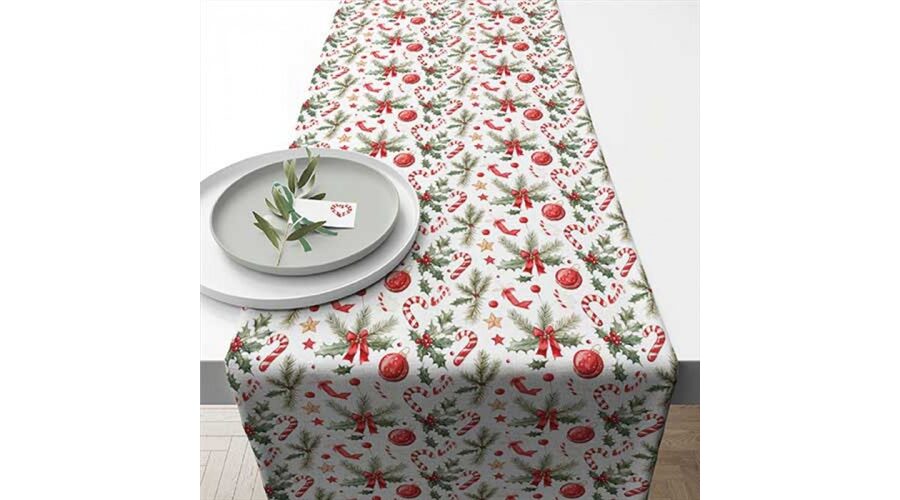 AMB.36620290 Christmas Elements asztali futó 40x150cm