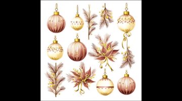 AMB.33319986 Hanging decorations bordeaux papírszalvéta 33x33cm