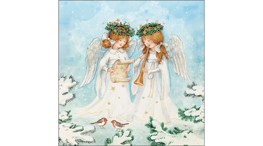 AMB.33319975 Angel musicians papírszalvéta 33x33cm