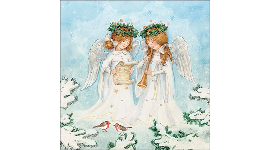 AMB.33319975 Angel musicians papírszalvéta 33x33cm